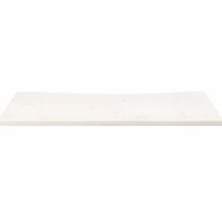 vidaXL Schreibtischplatte Weiß 110x55x2,5 cm Massivholz Kiefer