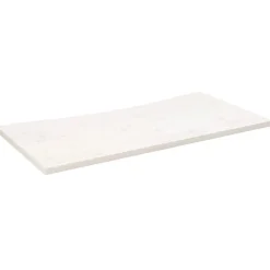 vidaXL Schreibtischplatte Weiß 110x55x2,5 cm Massivholz Kiefer