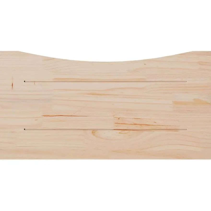 vidaXL Schreibtischplatte 80x40x2,5 cm Massivholz Kiefer