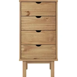 vidaXL Schubladenschrank OTTA 45x39x90 cm Massivholz