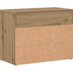 vidaXL Schuhbank Artisan-Eiche 60x30x45 cm Holzwerkstoff