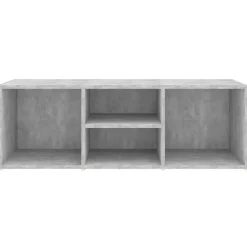 vidaXL Schuhbank Betongrau 105x35x35 cm Holzwerkstoff