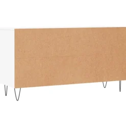 vidaXL Schuhbank Weiß 102x35x55 cm Holzwerkstoff