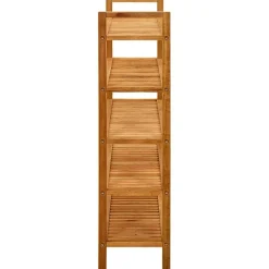 vidaXL Schuhregal mit 5 Etagen 100x27x100 cm Massivholz Eiche