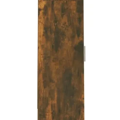 vidaXL Schuhregal Räuchereiche 32x35x92 cm Holzwerkstoff