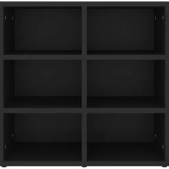vidaXL Schuhregal Schwarz 52,5x30x50 cm