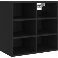 vidaXL Schuhregal Schwarz 52,5x30x50 cm