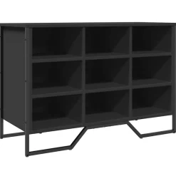 vidaXL Schuhregal Schwarz 90x38x61,5 cm Holzwerkstoff
