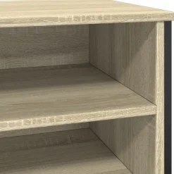 vidaXL Schuhregal Sonoma-Eiche 80x38x78 cm Holzwerkstoff