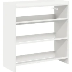 vidaXL Schuhregal Weiß 60x25x62 cm Holzwerkstoff