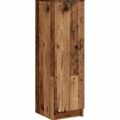vidaXL Schuhschrank Altholz-Optik 29,5x35x100,5 cm Holzwerkstoff