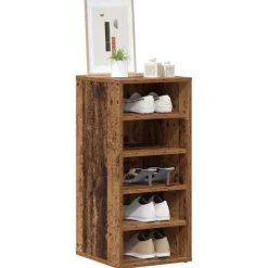 vidaXL Schuhschrank Altholz-Optik 32x35x70 cm Holzwerkstoff