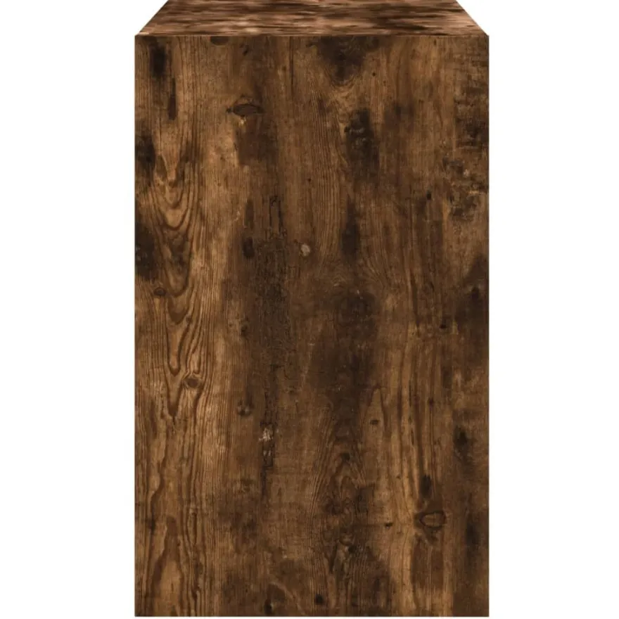 vidaXL Schuhschrank Räuchereiche 80x42x69 cm Holzwerkstoff