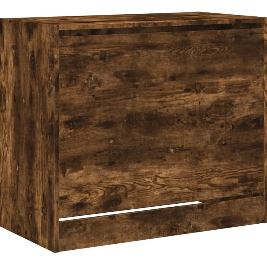 vidaXL Schuhschrank Räuchereiche 80x42x69 cm Holzwerkstoff
