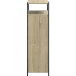 vidaXL Schuhschrank Sonoma-Eiche 75x34x112 cm Holzwerkstoff