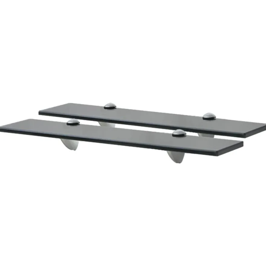vidaXL Schwebende Regale 2 Stk. Glas 50x10 cm 8 mm