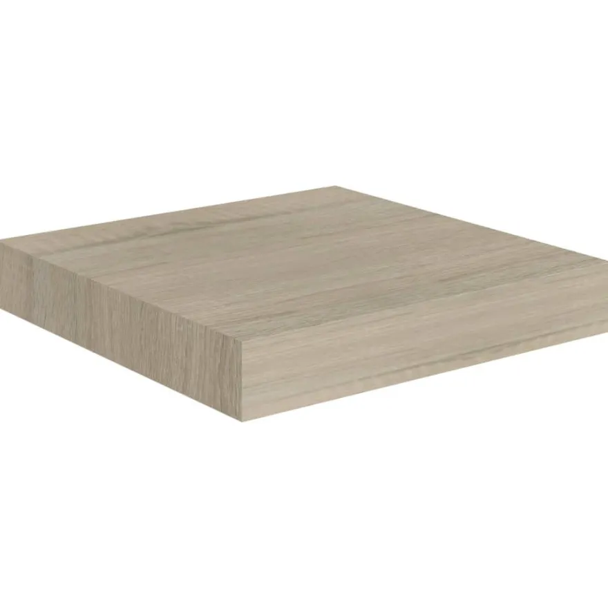vidaXL Schwebende Wandregale 4 Stk. Eichefarben 23x23,5x3,8cm MDF