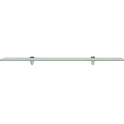 vidaXL Schweberegale 2 Stk. Glas 80x20 cm 8 mm