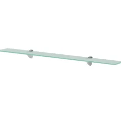 vidaXL Schweberegale 2 Stk. Glas 90x10 cm 8 mm