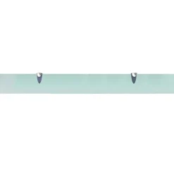 vidaXL Schweberegale 2 Stk. Glas 90x10 cm 8 mm
