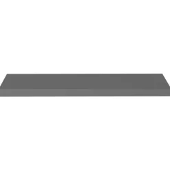 vidaXL Schweberegale 4 Stk. Hochglanz-Grau 90x23,5x3,8 cm MDF