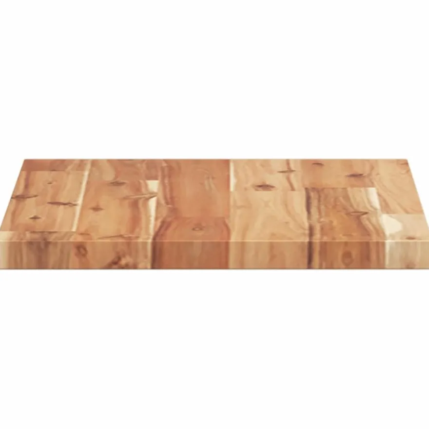 vidaXL Schweberegale 4 Stk. 40x30x2 cm Massivholz Akazie Ölbehandelt