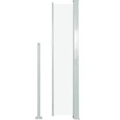 vidaXL Seitenmarkise Ausziehbar 160x500 cm Creme