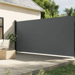 vidaXL Seitenmarkise Ausziehbar Anthrazit 220x500 cm