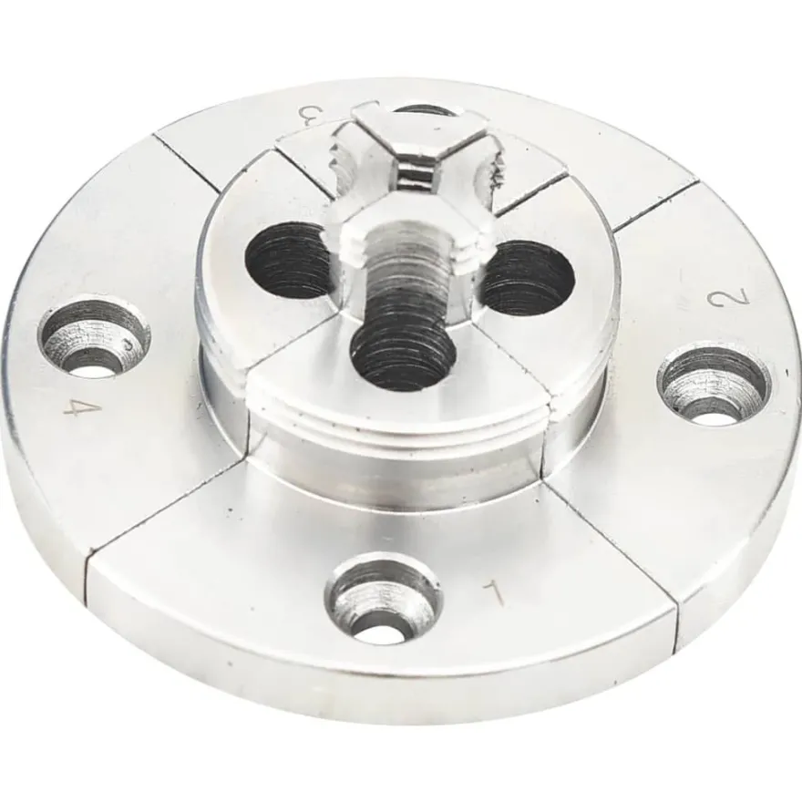 vidaXL Selbstzentrierendes Spannfutter Set 3,75 Zoll Stahl