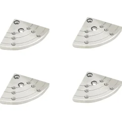 vidaXL Selbstzentrierendes Spannfutter Set 3,75 Zoll Stahl