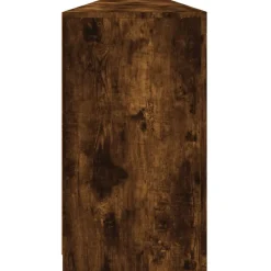 vidaXL Sideboard mit LED-Leuchten Räuchereiche 283x37x67 cm