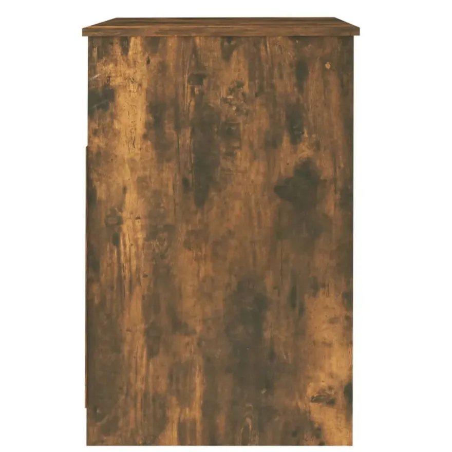 vidaXL Sideboard mit Schubladen Räuchereiche 40x50x76 cm Holzwerkstoff