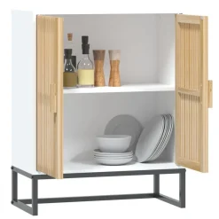 vidaXL Sideboard Weiß 60x30x75 cm Holzwerkstoff