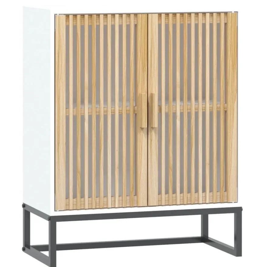 vidaXL Sideboard Weiß 60x30x75 cm Holzwerkstoff