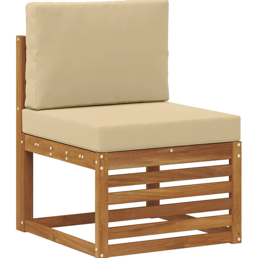 vidaXL Sofagarnituren 3 stk. Massivholz Akazie