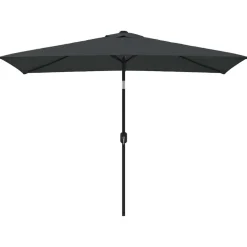 vidaXL Sonnenschirm mit Metall-Mast 300x200 cm Anthrazit