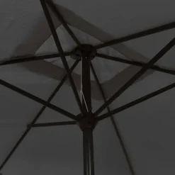 vidaXL Sonnenschirm mit Metall-Mast 300x200 cm Anthrazit