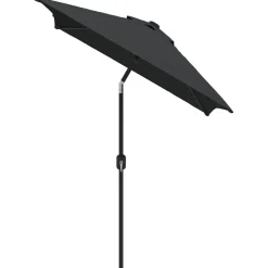 vidaXL Sonnenschirm mit Metall-Mast 300x200 cm Anthrazit