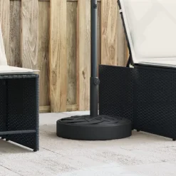 vidaXL Sonnenschirmständer für Ø38/48 mm Mast 25 kg Rund
