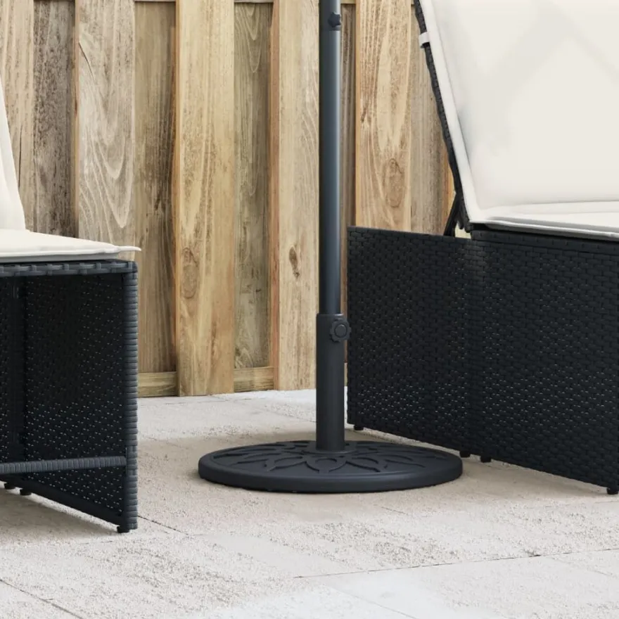 vidaXL Sonnenschirmständer für Ø38/48 mm Mast 12 kg Rund