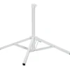 vidaXL Sonnenschirmständer Weiß Stahl für 25-32 mm Mast