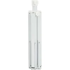 vidaXL Sonnenschirmständer Weiß Stahl für 25-32 mm Mast