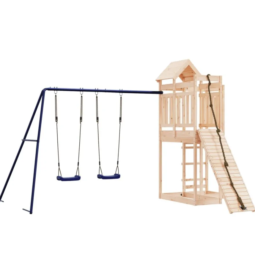 vidaXL Spielturm Massivholz Kiefer
