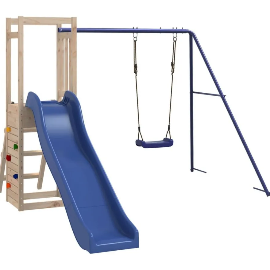 vidaXL Spielturm Massivholz Kiefer