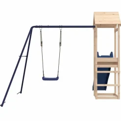 vidaXL Spielturm Massivholz Kiefer