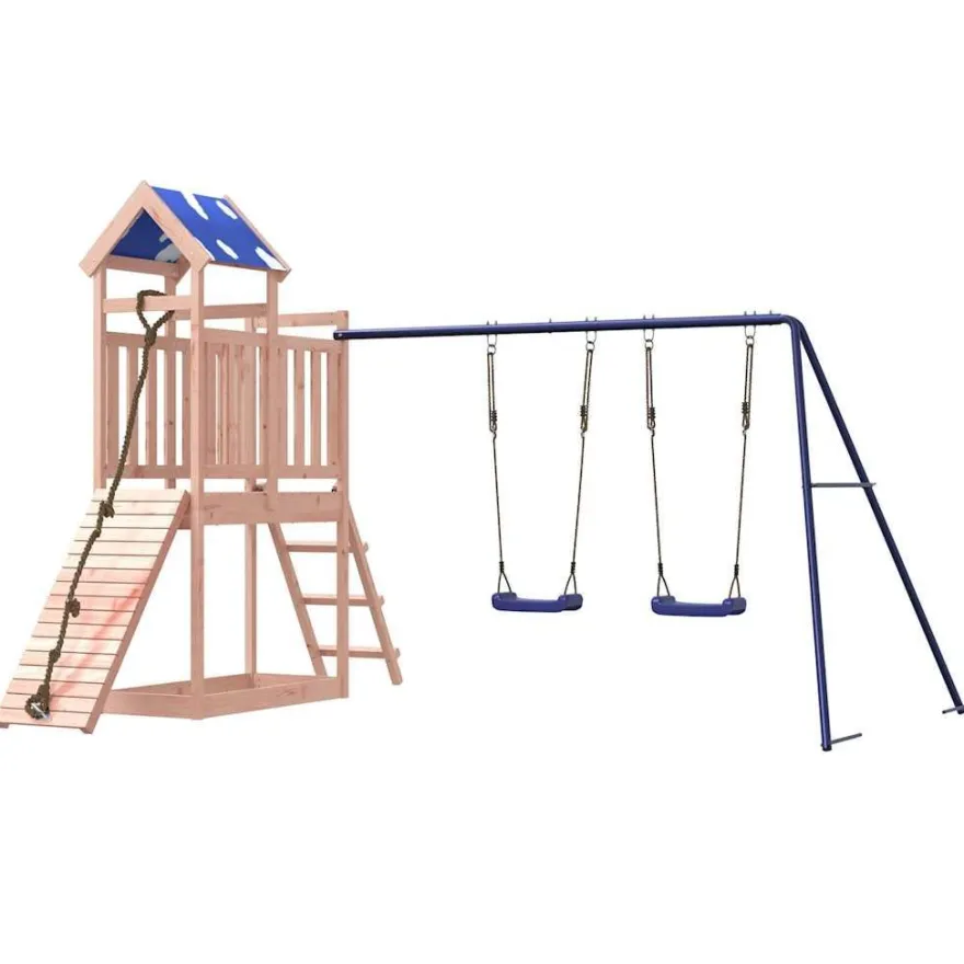 vidaXL Spielturm Massivholz Douglasie