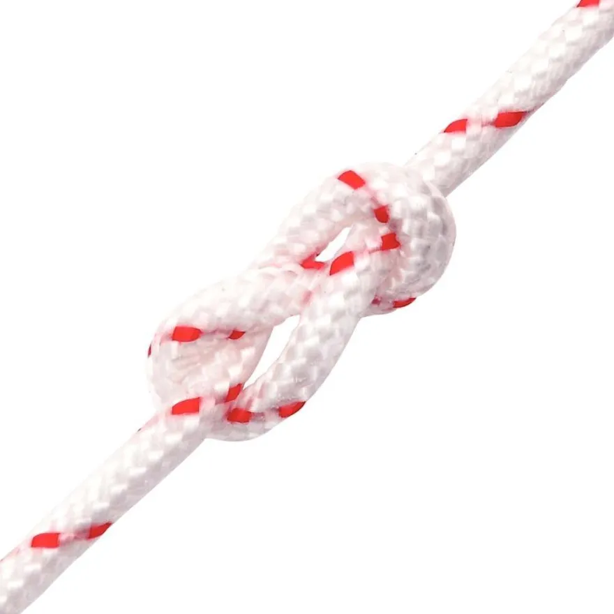 vidaXL Starterseil Weiß und Rot Ø3 mm 10 m Nylon