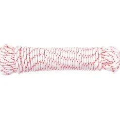 vidaXL Starterseil Weiß und Rot Ø3 mm 10 m Nylon