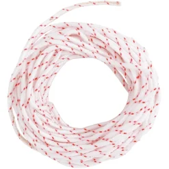 vidaXL Starterseil Weiß und Rot Ø3 mm 10 m Nylon