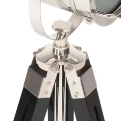 vidaXL Stativlampe Schwarz Mango Massivholz 69 cm